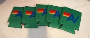Aviator Nation Malibu CA Rainbow Logo Can Coolers Koozies Set of 5